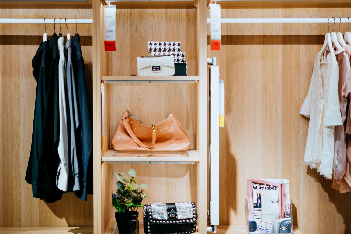 beautifully organized closet